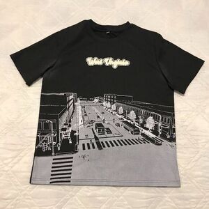 Shein West Virginia night life black T shirt‎ small